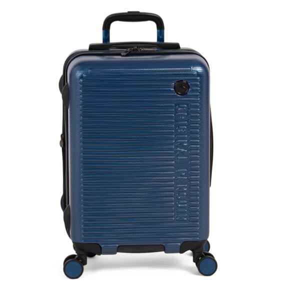 ORIGINAL PENGUIN Metallic Blue 21in Dexter Hardside Carry-on Spinner - Picture 1 of 2